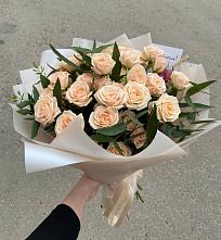 Букет Кремовые розы Латте в Черлаке