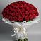 Букет 101 Красная роза Блэк Мэджик в Черлаке