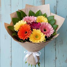 Букет цветов из:  Герберы #REPLACE_PRED# Черлаке