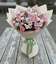 Букет цветов из:  Розы и Хризантемы в Черлаке
