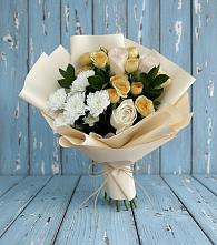 Букет цветов из:  Розы и Хризантемы в Черлаке