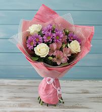 Букет цветов из:  Герберы #REPLACE_PRED# Черлаке