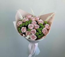 Букет цветов из:  Розы и Хризантемы #REPLACE_PRED# Черлаке