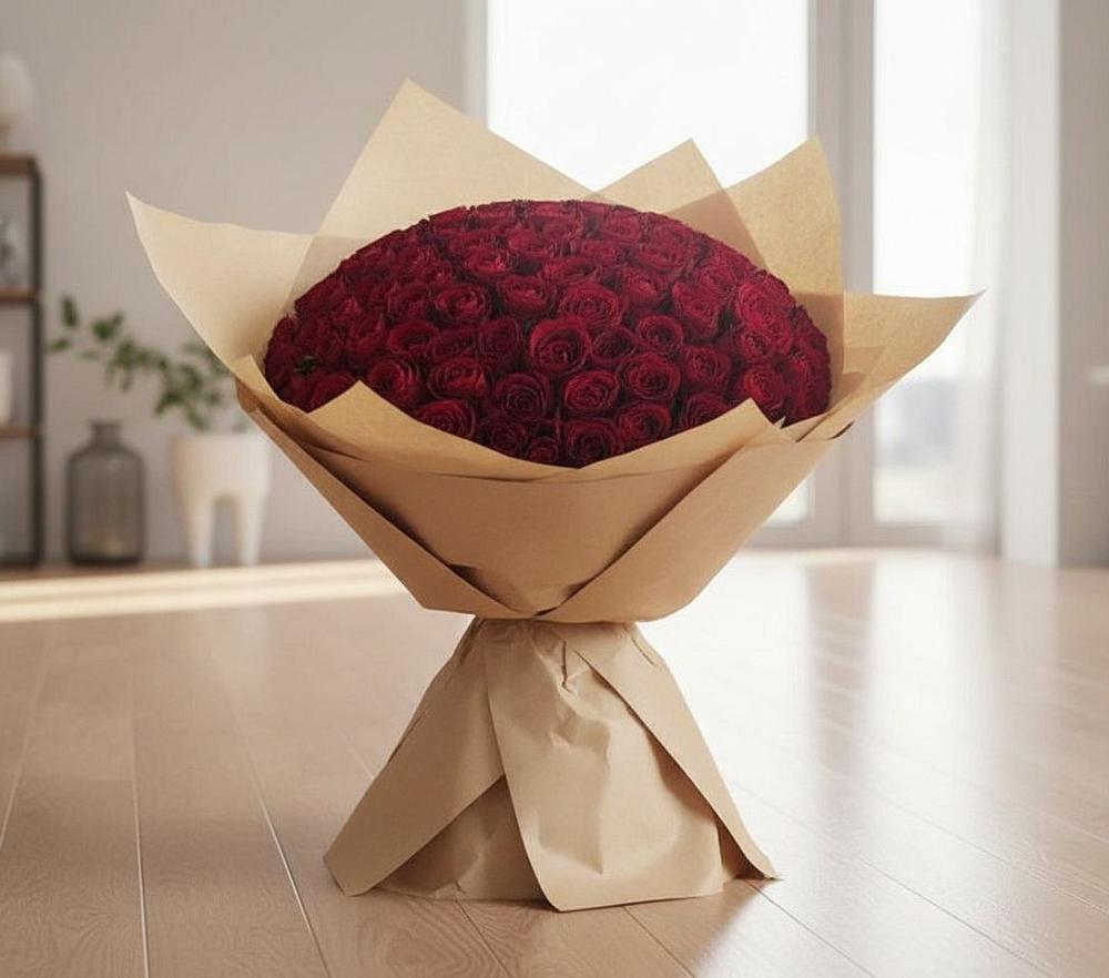 Букет 101 Красная роза в Черлаке