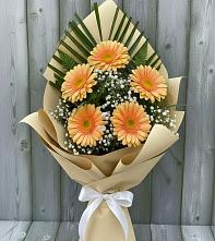 Букет цветов из:  Герберы #REPLACE_PRED# Черлаке