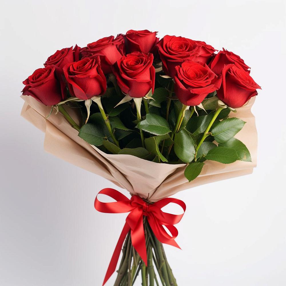 Букет 11 Красных роз Эдлесс Лав в Черлаке